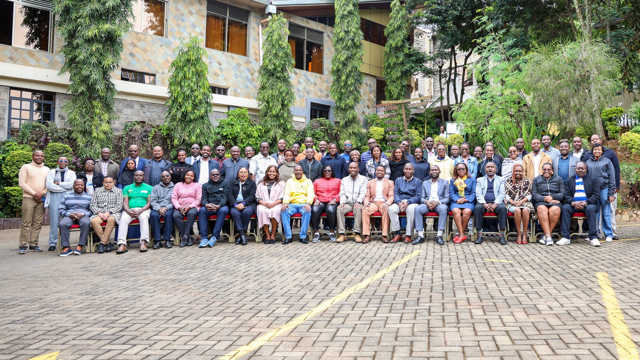 Land stakeholders during the weeklong engagement at Nokras Riverine Hotel in Murang’a between 6th and 11th July 2025