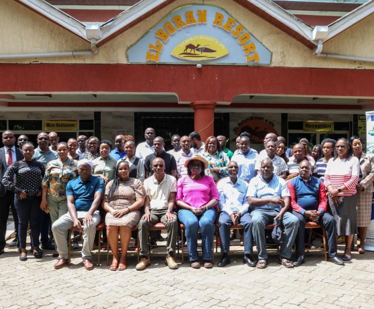 Stakeholders during the engagement held at El- Boran Hotel in Isiolo
