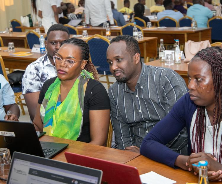 Participants during the workshop