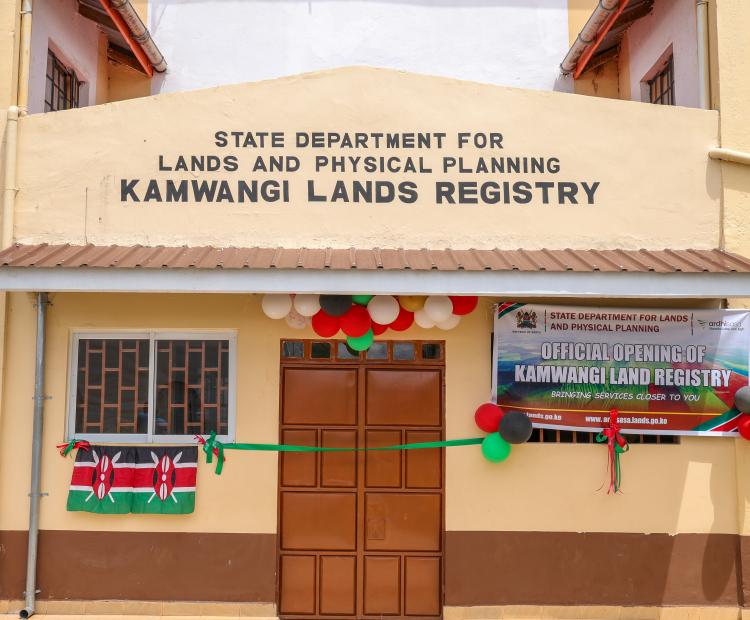 The official opening of the Kamwangi Land Registry marks a major milestone in enhancing access to land  services 
